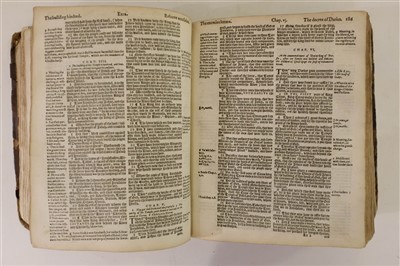 Lot 244 - Bible [English]. The Bible, London: Robert Barker, 1615