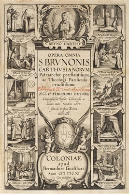 Lot 150 - Bruno (St., founder of the Carthusian Order). Opera Omnia S. Brunonis, 1611