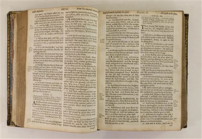 Lot 257 - Bible [English]. The Holy Bible..., Cambridge: Printed by John Field, 1663