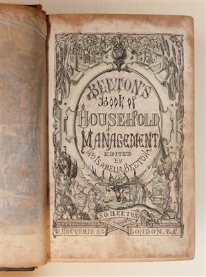Lot 91 - Beeton (Isabella). The Book of Household Management, 1st edition, 1861