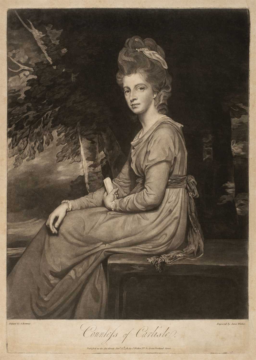 Lot 93 - Walker (James, 1748-1808). Countess of Carlisle, 1781