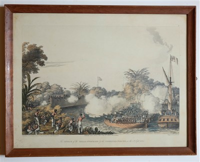 Lot 82 - Moore (Lieut. Joseph). Views of Rangoon, circa 1826
