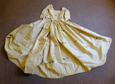 Lot 149 - Dress. A Spitalfields silk brocade open robe, circa 1770s