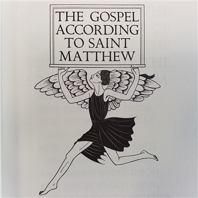 Lot 180 - Gill (Eric [illustrator]). The Four Gospels..., 1988