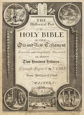 Lot 262 - Bible [English]. The Holy Bible, London: John Baskett, 1724