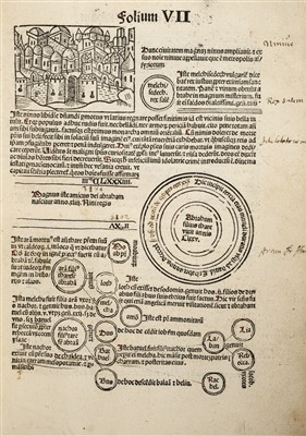 Lot 203 - Rolewinck (Werner). Fasciculus temporum, Strasbourg: Johann Prüss, c.1490