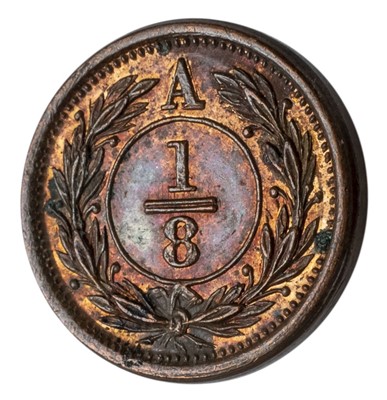 Lot 51 - Coin. Canada., Anticosti Island, Eighth-Penny, 1870