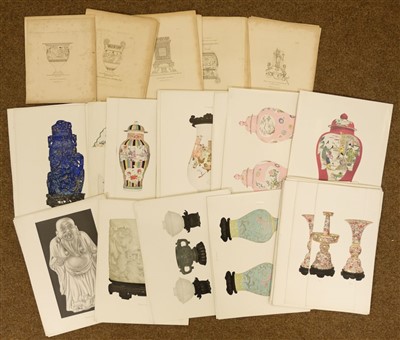 Lot 27 - Interiors and Design. A mixed collection of approximately 750 prints, mostly 20th century