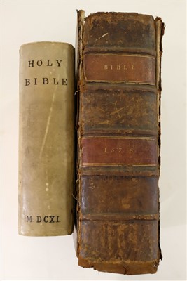 Lot 242 - Bible [English]. [The Bible,  London: Robert Barker, 1611]