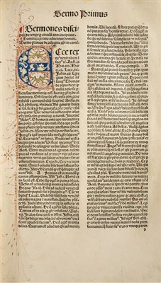 Lot 180 - Herolt (Johannes). Sermones, Strasbourg: Johann Prüss, 1489
