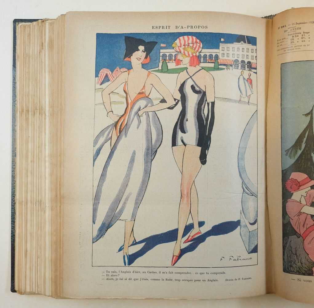 Lot 140 - Le Rire. Journal Humoristique, 16 volumes, 1920-24, 26-29, 33-39