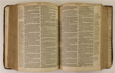 Lot 239 - Bible [English]. The Bible..., London: Robert Barker, 1607