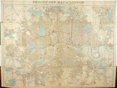 Lot 6 - London. Reynolds (James), Reynolds' Map of London..., circa 1880