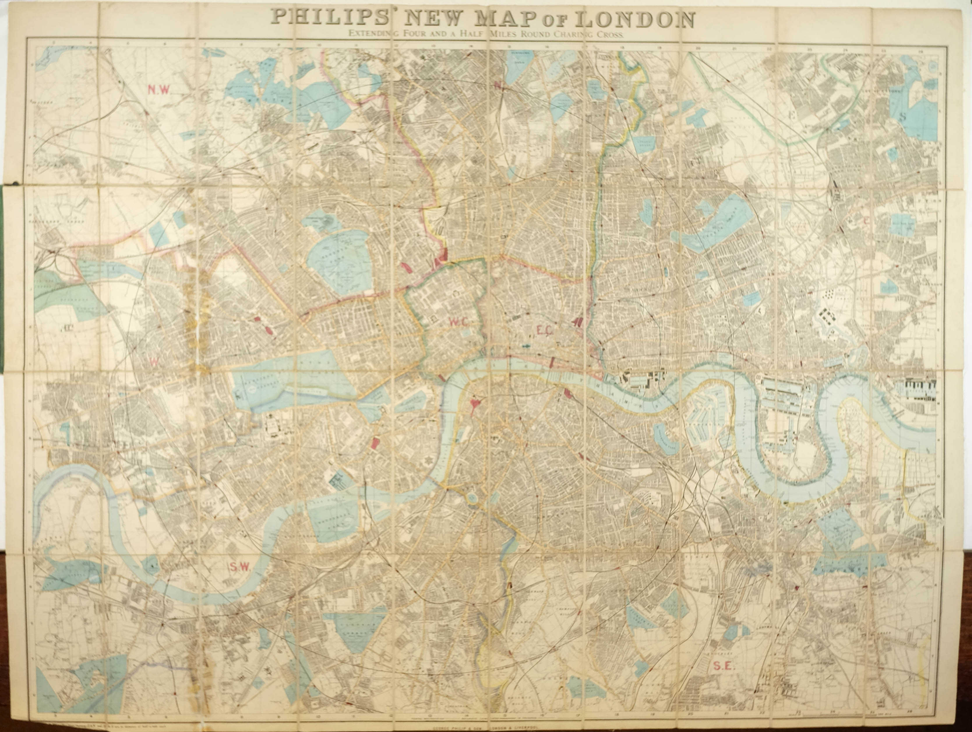 Lot 6 - London. Reynolds (James), Reynolds' Map of