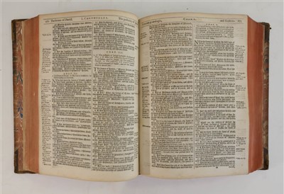 Lot 249 - Bible [English]. The Holy Bible, London: Robert Barker and Assignes of John Bill, 1634