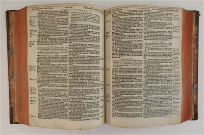 Lot 249 - Bible [English]. The Holy Bible, London: Robert Barker and Assignes of John Bill, 1634