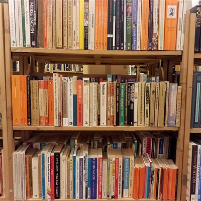 Lot 219 - Paperbacks. A large collection of approximately 800 Penguin & Pelican paperbacks