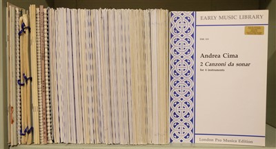 Lot 171 - Early Music Library. Collection of approximately 150 Renaissance music scores, c.2000