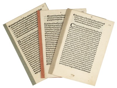 Lot 134 - Three post-incunable addresses, Rome, 1509-13