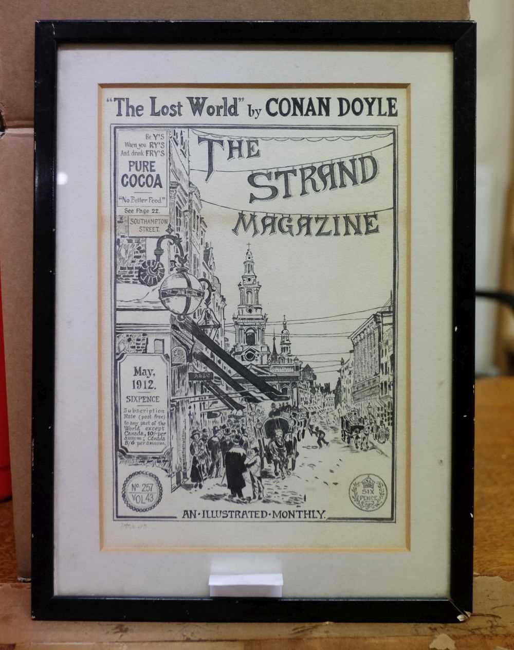 Lot 15 - Conan-Doyle (Arthur). The Lost World, Strand Magazine, original cover design, May 1912