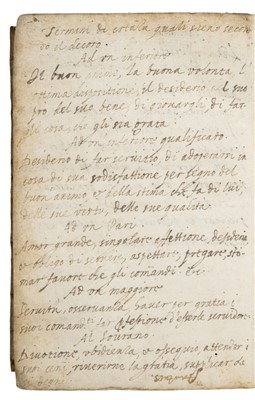 Lot 317 - Guazzo (Stefano). Lettere del Signor Stefano Guazzo, Venice 1606