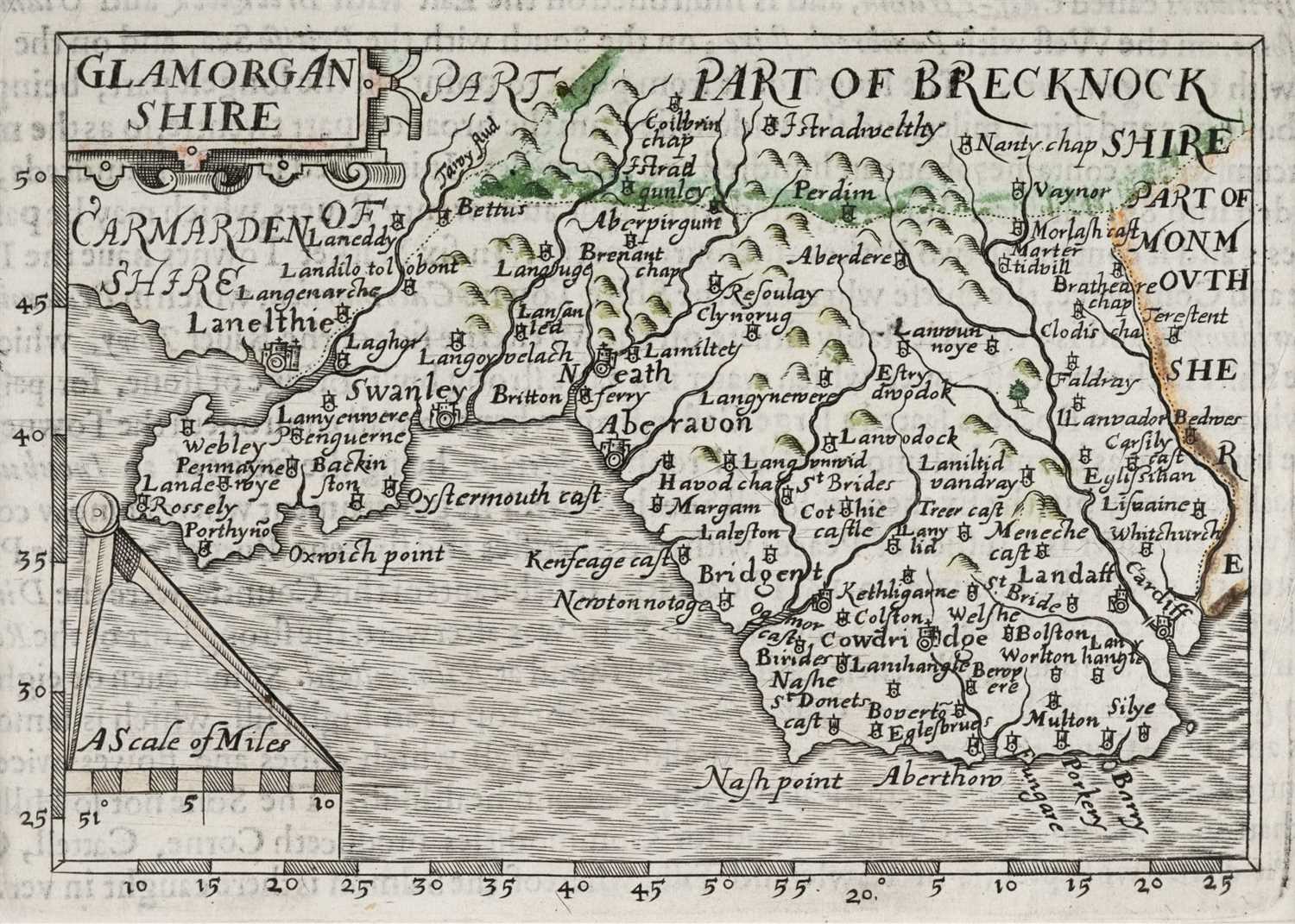 Lot 55 - Wales. Bill (John), Glamorganshire, Montgomerie [and] Brecknockshire, [1626]