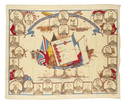 Lot 252 - The Great War. A Souvenir of the Great War commemorative handkerchief