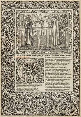 Lot 785 - Kelmscott Press. Morris (William), The Works of Geoffrey Chaucer Now Newly Imprinted, [1896]