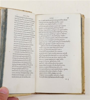 Lot 345 - Strozzi (Tito Vespasiano & Ercole). Poetae, 1st edition, Venice: Aldus, 1513