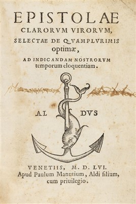 Lot 276 - Aldine Press. Epistolae clarorum virorum, 1556, & others