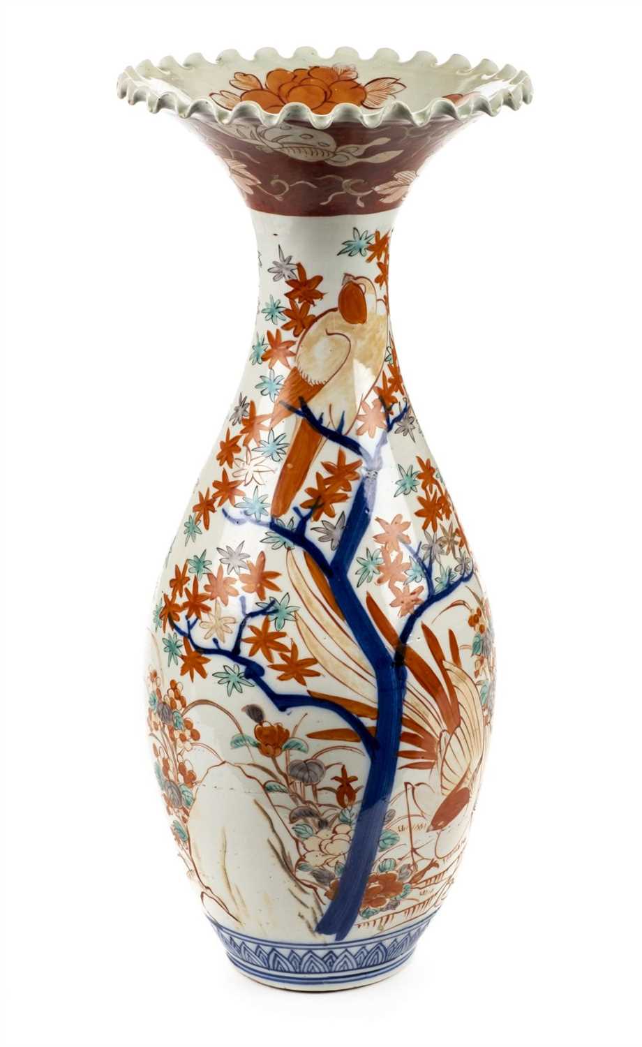 Lot 81 - Imari vase. A large and impressive Japanese Imari vase circa 1870