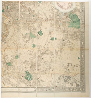 Lot 31 - London. Stanford's Map of Modern London..., 1878