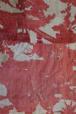 Lot 199 - Toiles de Jouy. A collection of fabric samples, late 18th century and later