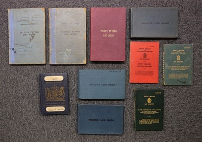 Lot 108 - Imperial Airways. Logbooks belonging to pilot E. Bicknell