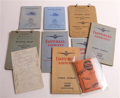 Lot 103 - Imperial Airways. A collection of Imperial Airways ephemera