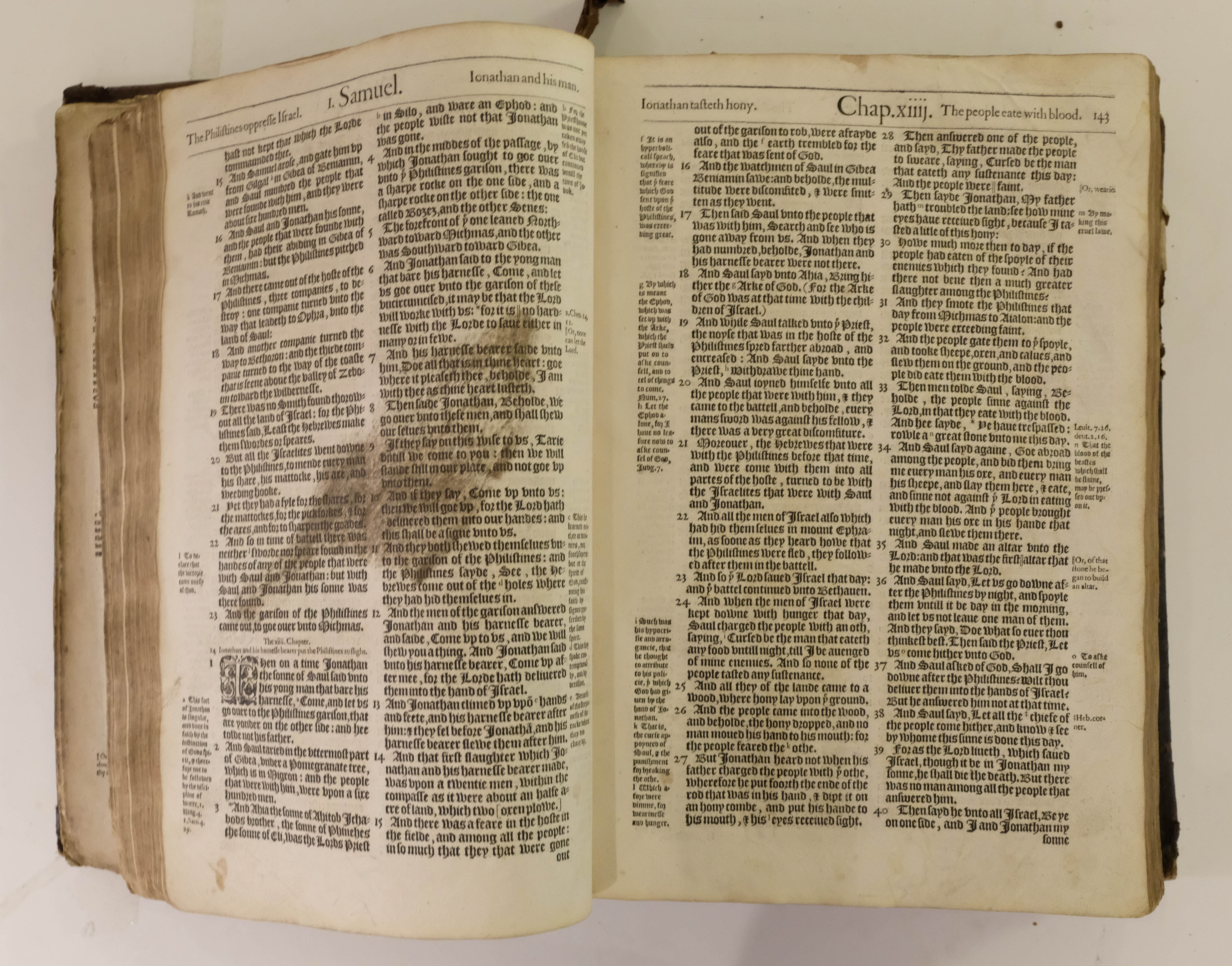 Lot 234 Bible [English]. [The Holy Byble, conteining