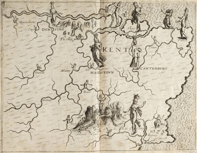 Lot 20 - Drayton (Michael), A collection of 10 maps [1612 or later]