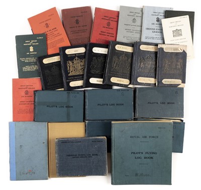 Lot 107 - Imperial Airways. Logbooks belonging to First Officer R. Rudd