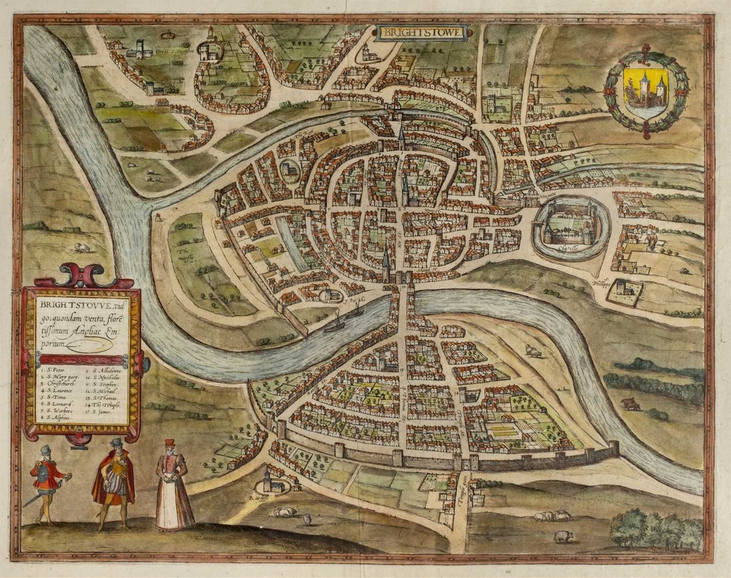 Lot 9 - Bristol. Braun (Georg & Hogenberg Frans), Brightstowe [1581 or later]
