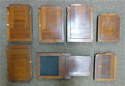 Lot 320 - Thornton-Pickard Time-and-Instantaneous roller blind shutter and other plate camera parts