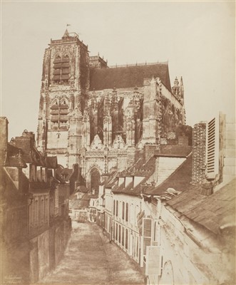 Lot 13 - Baldus (Eduard Denis, 1813-1889). The Church of Saint Vulfran Abbeville, c. 1855