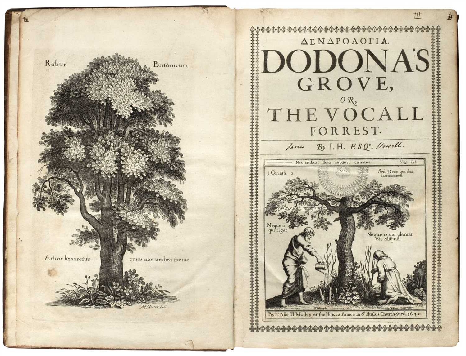 Lot 184 - Howell (James). Dendrologia, 1st edition, 1640, & others