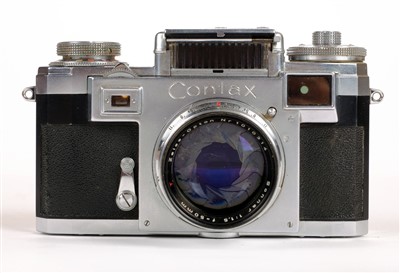 Lot 304 - Contax IIIa rangefinder camera with Zeiss-Opton Sonnar 50mm f/1.5 lens