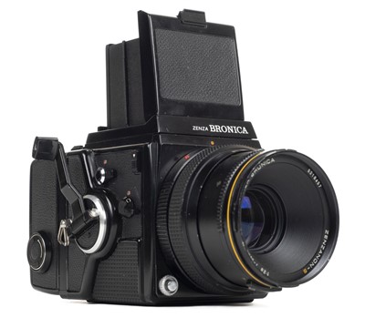 Lot 303 - Bronica SQ-A medium format camera with Zenzanon-S 80mm f/2.8 lens