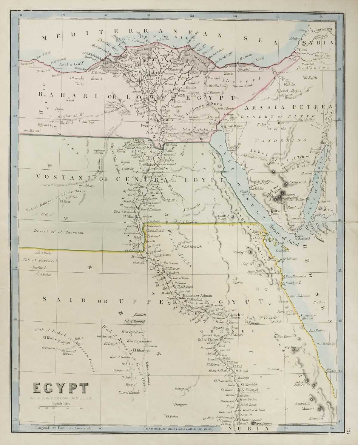 Lot 35 - Middle East. A mixed collection of approximately 48 maps, mostly 19th century