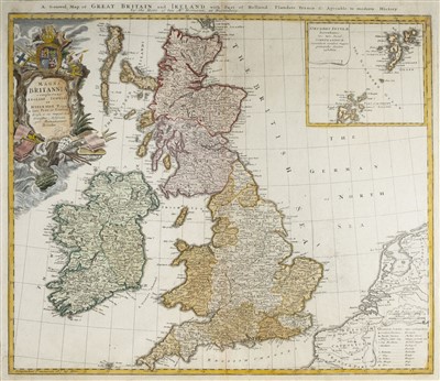 Lot 15 - British Isles. Homann (Johann Baptist, Heirs of), Magna Britannia complectens..., circa 1730