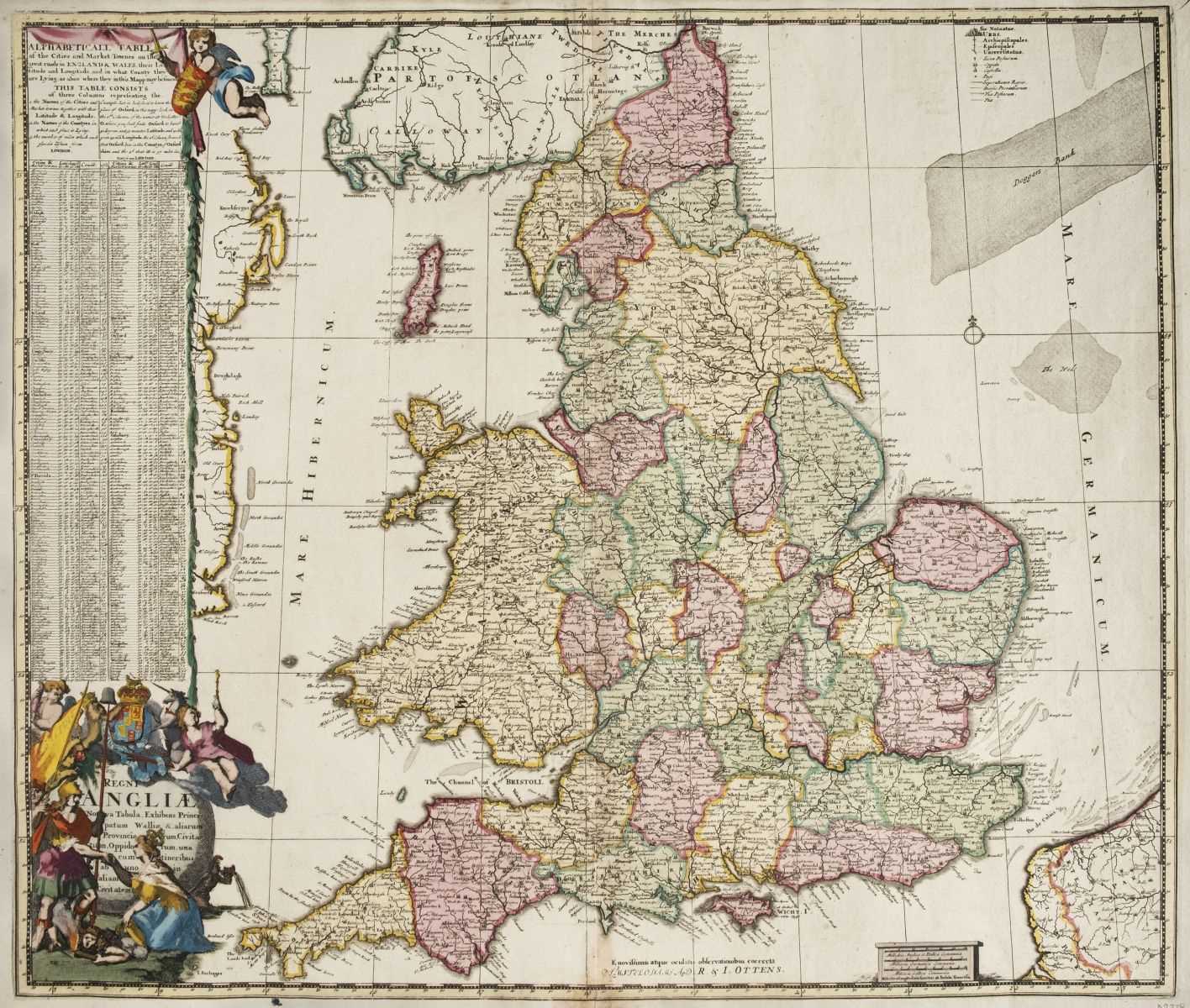 Lot 21 - England & Wales. De Ram (Jan), Regni Angliae..., 1756