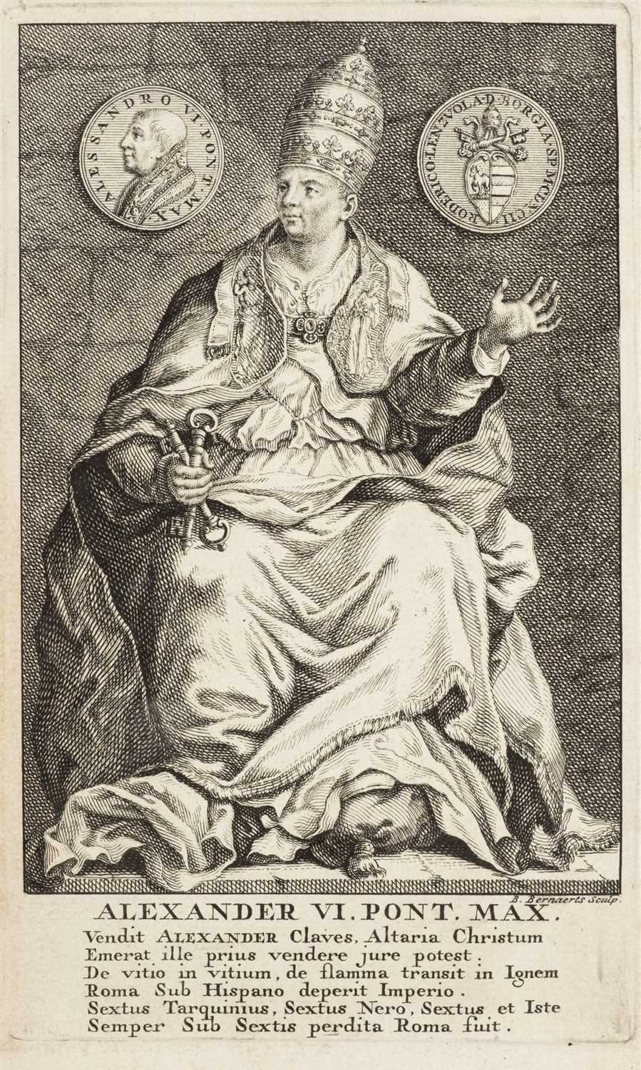 Lot 99 - Gordon (Alexander). La Vie du Pape Alexandre VI. Et de son fils Cesar Borgia, 2 volumes,  1732