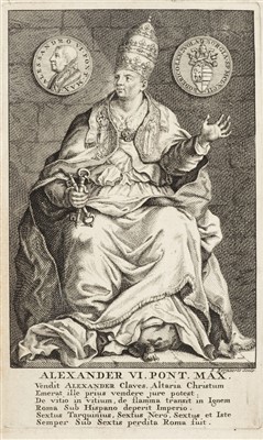 Lot 99 - Gordon (Alexander). La Vie du Pape Alexandre VI. Et de son fils Cesar Borgia, 2 volumes,  1732