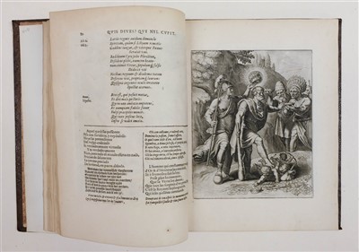 Lot 392 - Veen (Otto van). Quinti Horatii Flacci emblemata, 2nd edition, Antwerp, 1612